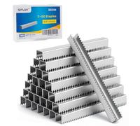 SITLDY 3/8 Inch Length Beveled Chiseled Pointed Heavy Duty T-50 304 Stainless Steel Staples 1176-Count, A11 20 Gauge for Pneumatic, Electric T50 Stapler