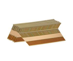 SITLDY 30-34 Degree Framing Nails 2.0" x .113" EG Ring Shank 520 PCS | D Head Electro-galvanized Paper Tape Strip Nails fit Pneumatic & Electric 30-34° Framing Nailer for Various Building Works