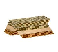 SITLDY 30-34 Degree Framing Nails 2-1/2"X.12" Ring Shank 520 Count, D Head Electro-Galvanized Paper Tape Strip Nails, for 30 to 34 Degree Framing Nailer