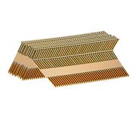 SITLDY 30-34 Degree Framing Nails 3.0"X.12" Ring Shank 520 Count, D Head Electro-Galvanized Paper Tape Strip Nails, for 30 to 34 Degree Framing Nailer