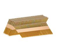 SITLDY 30-34 Degree Framing Nails 3-1/2"X.131" Ring Shank 520 Count, D Head Electro-Galvanized Paper Tape Strip Nails, for 30 to 34 Degree Framing Nailer