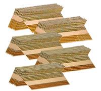 SITLDY 30 Degree Framing Nails 4 SIZES (2"+2-1/2"+3.0"+3-1/2"), Ring Shank D Head Electro-Galvanized Paper Tape Strip Nails, 80 PCS per Size, 320 Count, for 30 to 34 Degree Framing Nailer