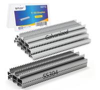 SITLDY Heavy Duty T-50 Staples 1/4 inch Length 1778-Count (672 Stainless Steel 304 +1106 Galvanized), 3/8" Crown Beveled Chiseled Pointed 20 Gauge Assorted Size for Pneumatic, Electric T50 Stapler