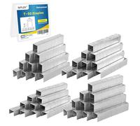 SITLDY Heavy Duty T-50 Staples 2000-Count 4 Sizes Galvanized
