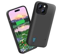 Sitong Battery Case for iPhone 15 Plus, 6000mAh Rechargeable Extended Battery Charging Charger Case, Add 100% Extra Juice (6.7 Inches) Black
