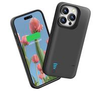 Sitong Battery Case for iPhone 15 Pro Max, 6000mAh Rechargeable Extended Battery Charging/Charger Case, Add 100% Extra Juice (6.7 inch) Black