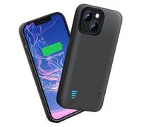 Sitong New Version Battery Case for iPhone 14 Plus, 6000mAh Rechargeable Extended Battery Charging Charger Case, Add 100% Extra Juice (6.7 Inches) Black