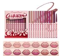 Sitovely 12 Colors Matte Lip Liner Set, Sculpting Lip Liners Pen Kit