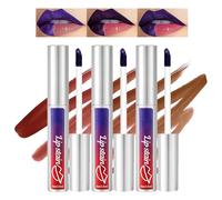 Sitovely 3PCS Peel Off Lip Liner Set, Peel Off Lip Stain Tattoo, Matte Brown Lip Gloss, Waterproof Lipliner Pencil, Pigmented Peel Off Lip Tint Stain (PINK, M)