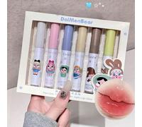 Sitovely 6PCS Lip Gloss Collection Makeup, Jelly Shiny Mirror Lipstick Moisturizing Tinted Lip Balm, Vivid Color Glossy Lip Makeup for Girls, Liquid Lipsticks Brighten Plumping Lipstick