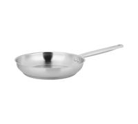 Sitram Endurance 717092 Frying Pan Diameter 20 cm 100% Stainless Steel - 3-Ply Base - Interior Without Harmful Coating - Suitable for All Heat Sources Including Induction