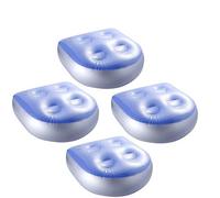 4 Pieces Hot Tub Booster Seats For Inflatable Hot Tub Seat Multifunctional Spa Seat With Suction, For Adults Kids at Home Spa & Rest (Blue,4Pcs)