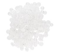 Sitrda 50sets 12mm Transparent KAM Resin Plastic Snaps Buttons Fasteners Press Studs Size T5 Caps