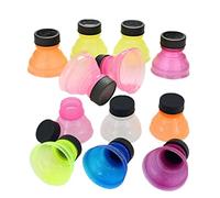 Sitrda Reusable Can Lids 6 * 5 cm Soda Saver Pop Beer Beverage PE Can Cap Flip Bottle Top Lid Protector Snap On, Random Color (12 PCS)