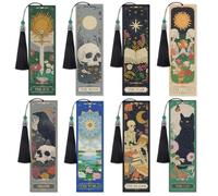 Sitsink Tarot Diamond Art Bookmarks Gothic Skull Diamond Painting Kits Gift