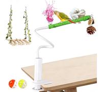 Sittich Flexible Occupancy Swing | Clamp Attachment and Bird Swing for Zebra Finch Canaries
