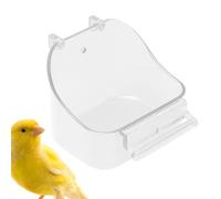 Sittichbad for Cage - Bird Drinks Double Hook for Cage | Nymphensittich Bird Bouchtub for Small Birds, Spacious Paramedics, Parrots, Voyusche for