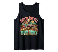 Sittin’ Pretty Ridin’ Dirty Cute Off Road UTV Mudding SXS Tank Top