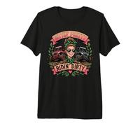 Sittin' Pretty Riding Dirty Messy Bun Off-Road Premium T-Shirt