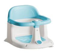 Sitting Bath Seat for Baby, Compact Bathtub Chair, Suction Cup Support Base, 15.75x12.2 Inches Comfortable Helper, Safe Wash Time Solution for Home Hotels Travel Vacations