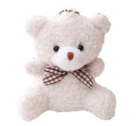 Sitting Bear Pendant Lovely Bear Doll Plush Keychain Backpack Decoration Handbag Accessories Kids Goody Bag Filler Soft Plush Toy