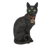 Sitting Black Cat Figurine Something Different Black One Size