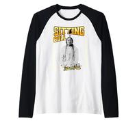 Sitting Bull Native American Indian Icon Lakota Sioux Raglan Baseball Tee