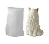 Sitting Cat Candle Molds - Cute Kitty Shape Plaster Supplies, Epoxy Resin Crafts, Handmade Soap Tool, Table Decor Art | DIY Home Room Wedding Celebration Party Tabletop Dinner Ornament