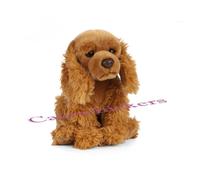 Living Nature Cocker Spaniel, Realistic Soft Cuddly Dog Toy, 22cm