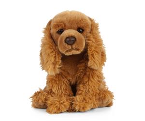Sitting Cocker Spaniel Puppy Plush Soft Toy Dog Teddy Living Nature Gift.