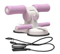 Sitting Floor Trainer - AB Training Equipment | Adjustable 3 Levels Suction Tops with Pull Elastic Cord | Core Strengthening Exercise Aid For Feet