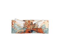 Sitting FoxBow headband, patterned baby bow hair accessory, suitable for newborns, infants, and everyday wear