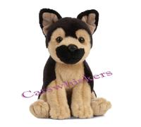 Living Nature German Shepherd Puppy, Realistic Soft Cuddly Dog Toy, 16cm
