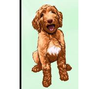 Sitting Golden Doodle: Composition Notebook