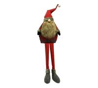 Sitting Gonk Christmas Decoration 101cm - Red Santa Hat