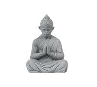Sitting Monkey Buddha Statue, Miniature Figurine Centerpiece Figure Sculpture for Garden Balcony, 13.5x7x9.5cm Pray