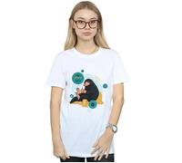 Sitting Niffler Cotton Boyfriend T-Shirt FANTASTIC BEASTS White XL