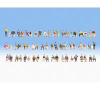 Sitting People (60) Mega Economy N gauge Figure Set Noch 37071