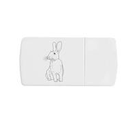 'Sitting Rabbit' Pill Box with Tablet Splitter (PI00034752)