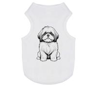 'Sitting Shih Tzu' Pet Dog/Cat T-Shirt (PT00140305)