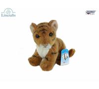 Sitting Tiger Cub 3421 Soft Toy by Hansa -Brand New - Lincrafts UK Est 1993