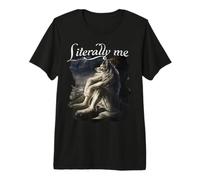 Sitting Wolf Literally Me Premium T-Shirt