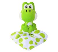 Simba 109231552 My Mario Yoshi Plush Toy With Comfort Blanket, 23cm, New