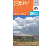 Explorer 149 Sittingbourne & Faversham Map With Digital Version - Orange, Orange One Size