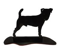 Sityu A Striking Jack Russell Silhouette Hand Crafted Ornament Figurine or Birthday Present (Small-Jack)