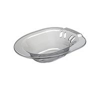 Sitz Bath Basin for Toilet, 2000ml Grey Hip Wash Bowl with Anti-Overflow, Postpartum & Hemorrhoids Care