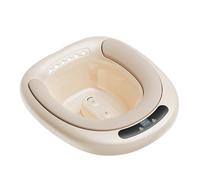 Sitz Bath for Hemorrhoids, Sitz Bath for Toilet Seat, Postpartum Care, Perineum Relief, Sits Bath Kit for Women - Collapsible, Wide Seat, Deeper Bowl - Use W/Sitz Bath Salt,Brass