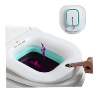 Sitz Bath for Toilet, Electric Automatic Sitz Bath Tub Relief Postpartum Care, Anti Overflow Foldable Tub, Non-Slip for Hemorrhoids, Postpartum, Elderly