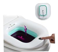 Sitz Bath for Toilet, Electric Automatic Sitz Bath Tub Relief Postpartum Care, Anti Overflow Foldable Tub, Non-Slip for Hemorrhoids, Postpartum, Elderly