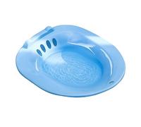 Sitz Bath for Toilet, Portable Sitz Bath for Men Women Sitz Bath for Hemorrhoids Pp Material Foldable Hangable Sitz Bath Tub Large-Capacity Care Essentials, Blue